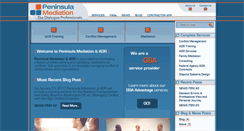 Desktop Screenshot of peninsulamediation.com